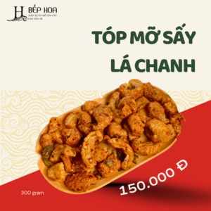 Tóp mỡ sấy lá chanh